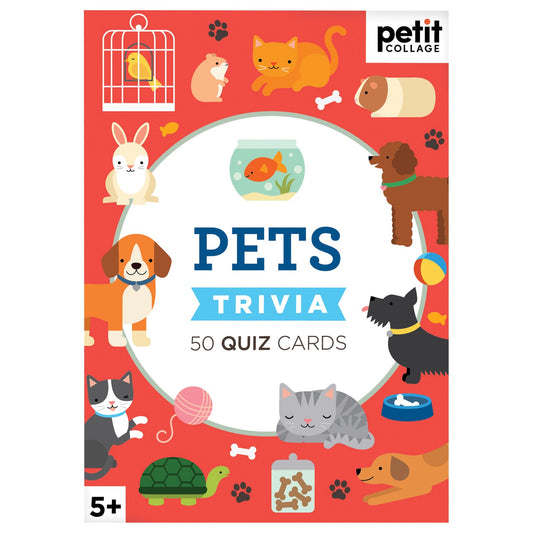 Le Petite Collage Trivia Cards Pets