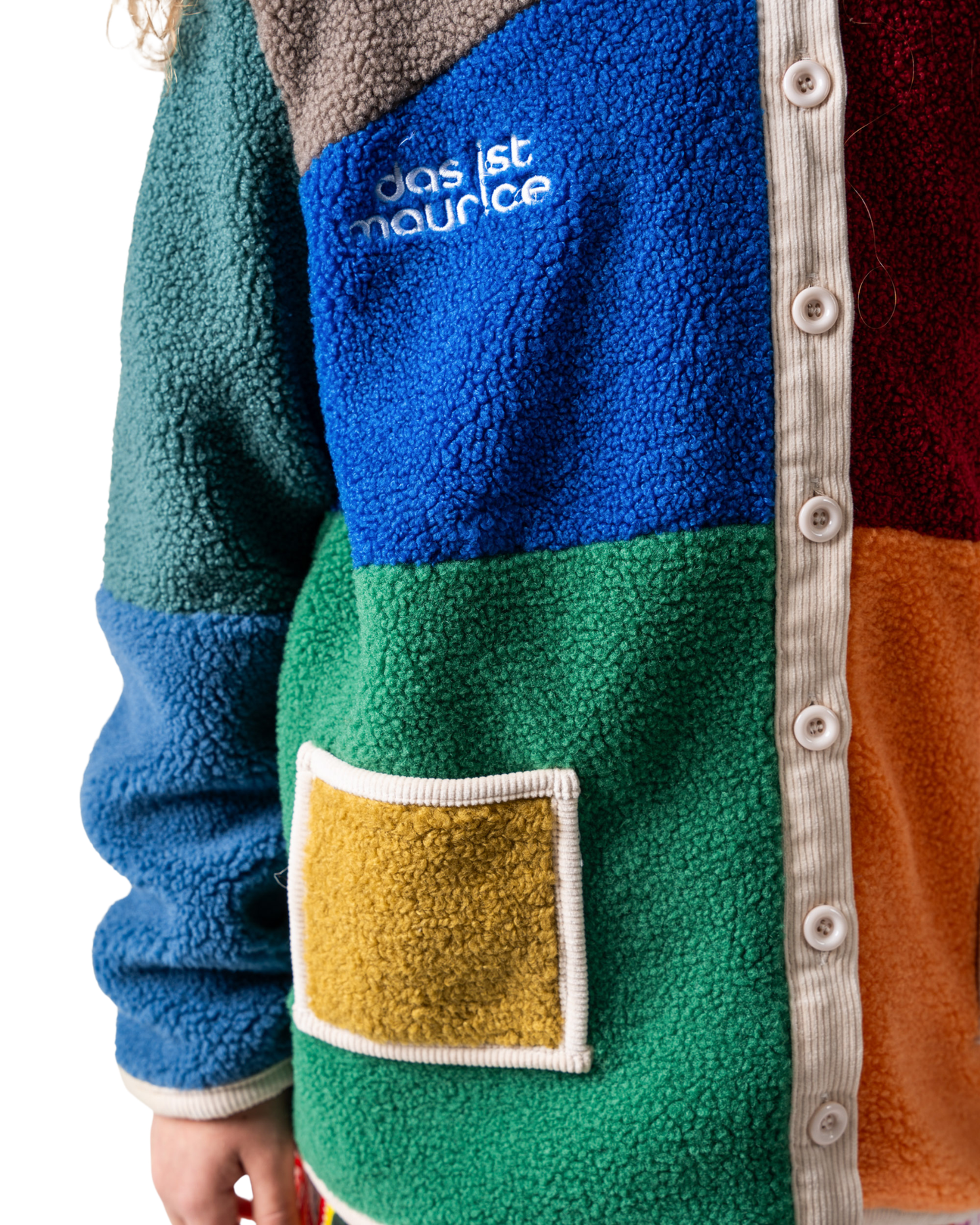 Das Ist Maurice Boucle Coat | Colour Block