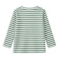 Milky Fern Stripe Henley Long Sleeve Tee