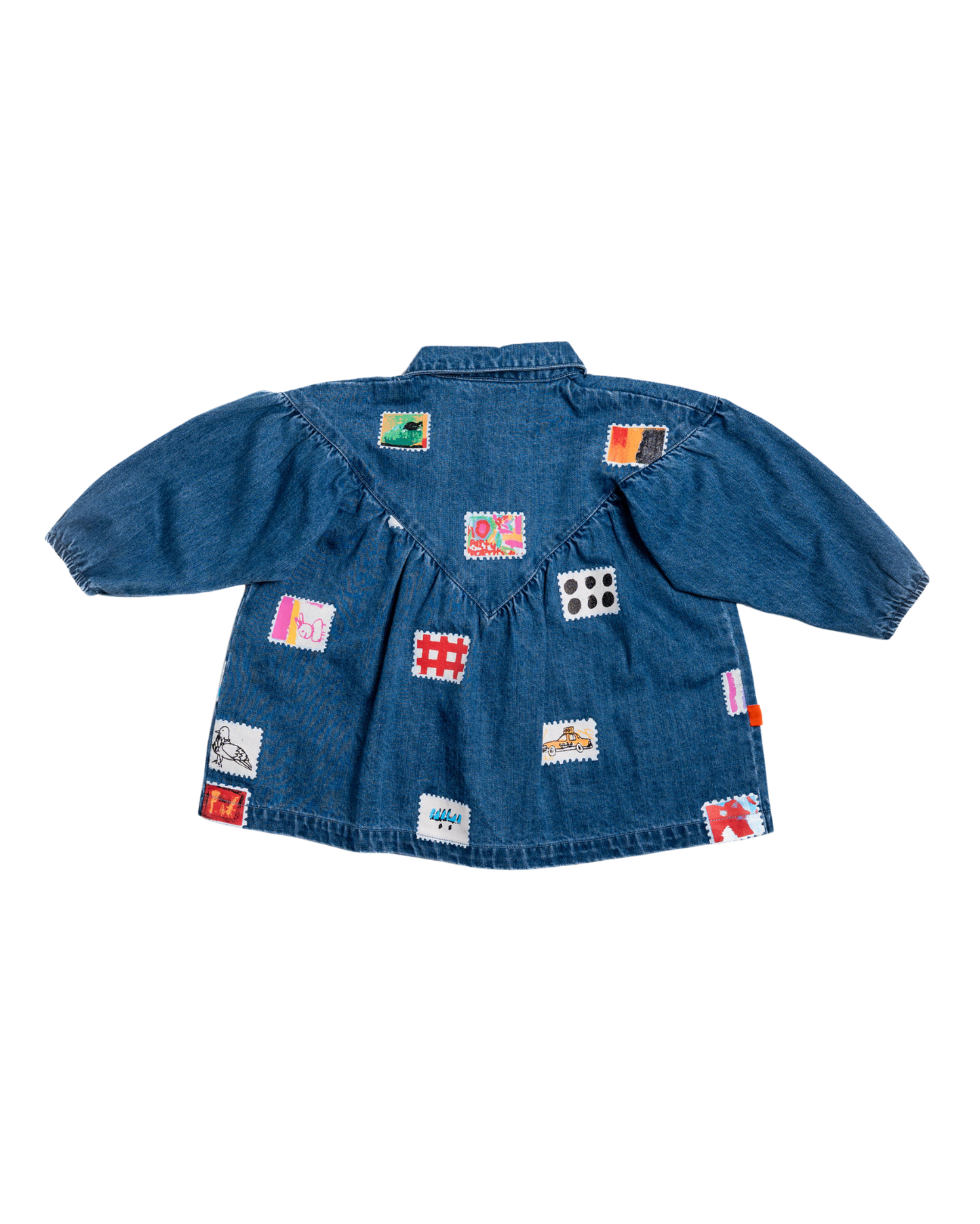 Das Ist Maurice  Denim Smock Dress | Stamps