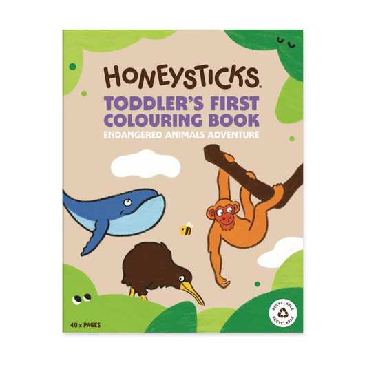 Honeysticks Colouring Book - Endangered Species
