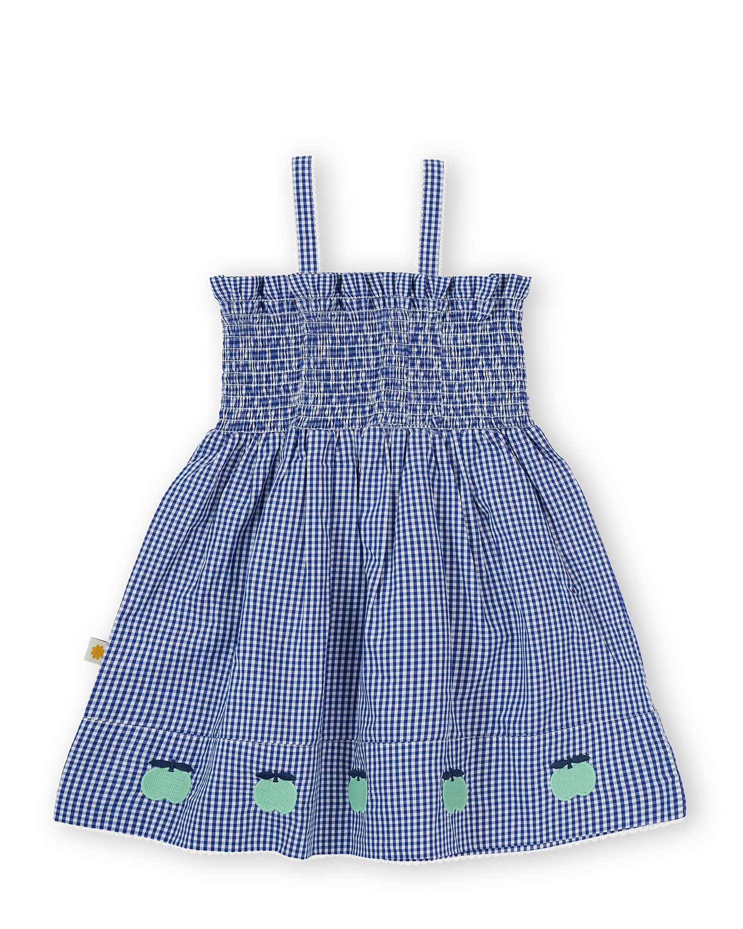 Goldie + Ace Shirred Gingham Apple Dress