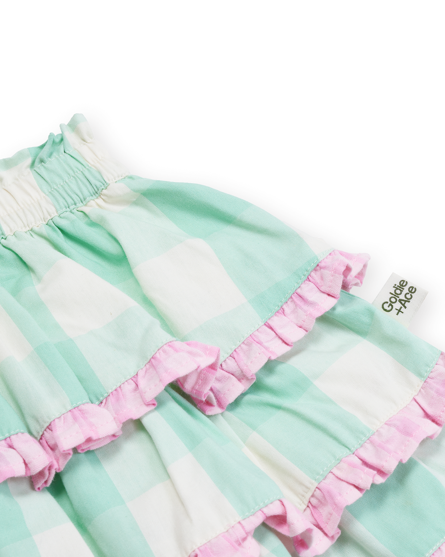 Goldie + Ace Gingham Rara Skirt