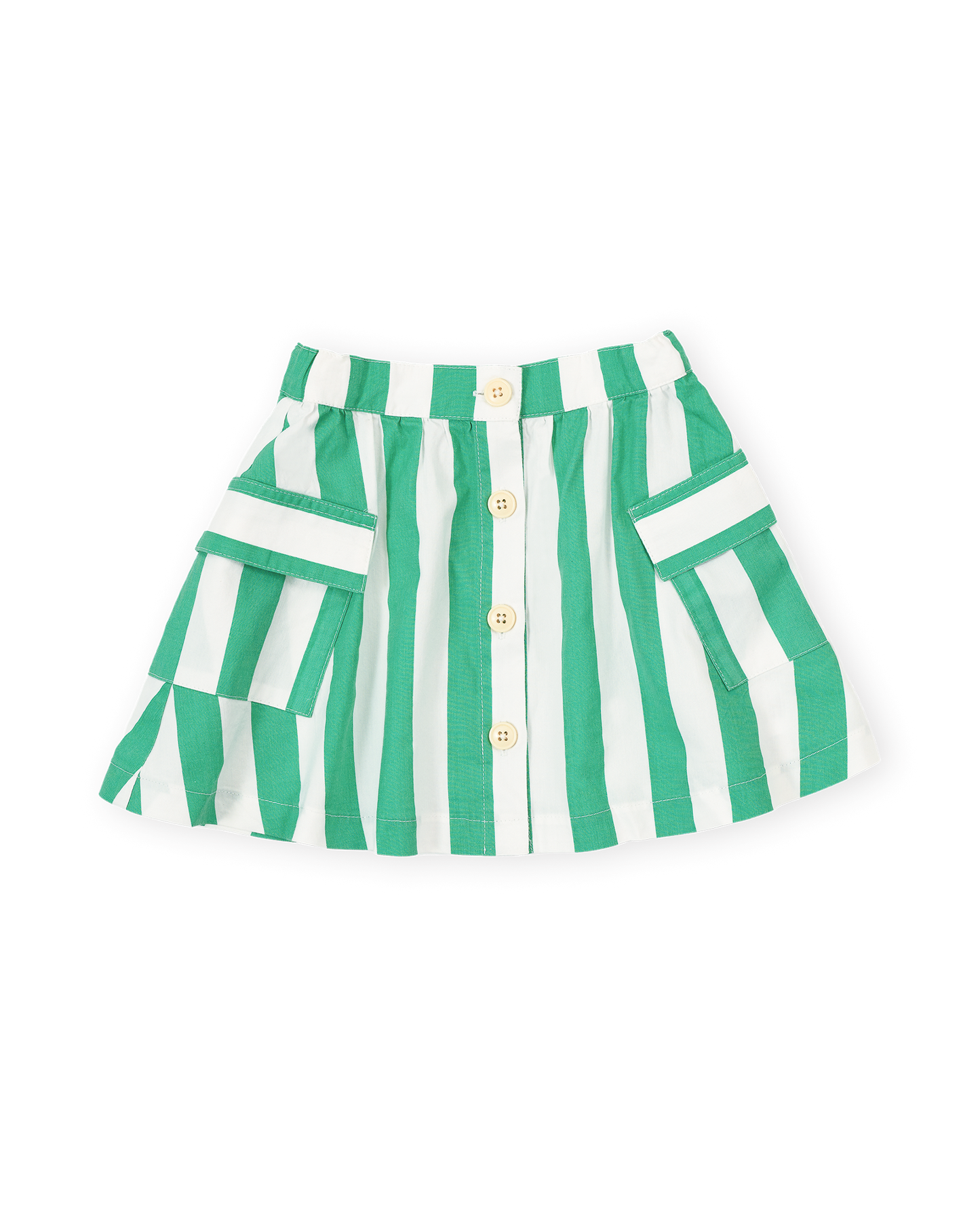Goldie + Ace Happy Stripe Pocket Skirt