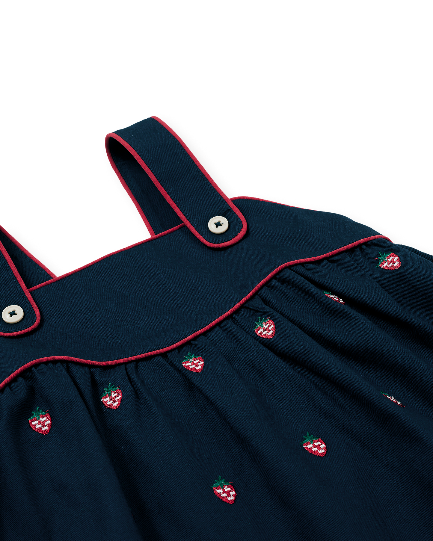 Goldie + Ace Mini Strawberry Embroidered Dress