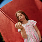 Goldie + Ace Antique Stripe Strawberry Flo Smocked Dress