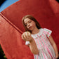 Goldie + Ace Antique Stripe Strawberry Flo Smocked Dress