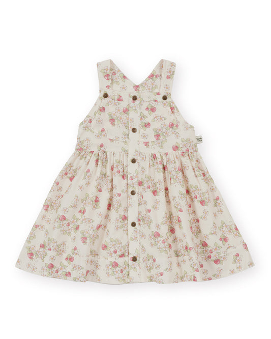 Goldie + Ace Strawberry Fields Pinafore Dress