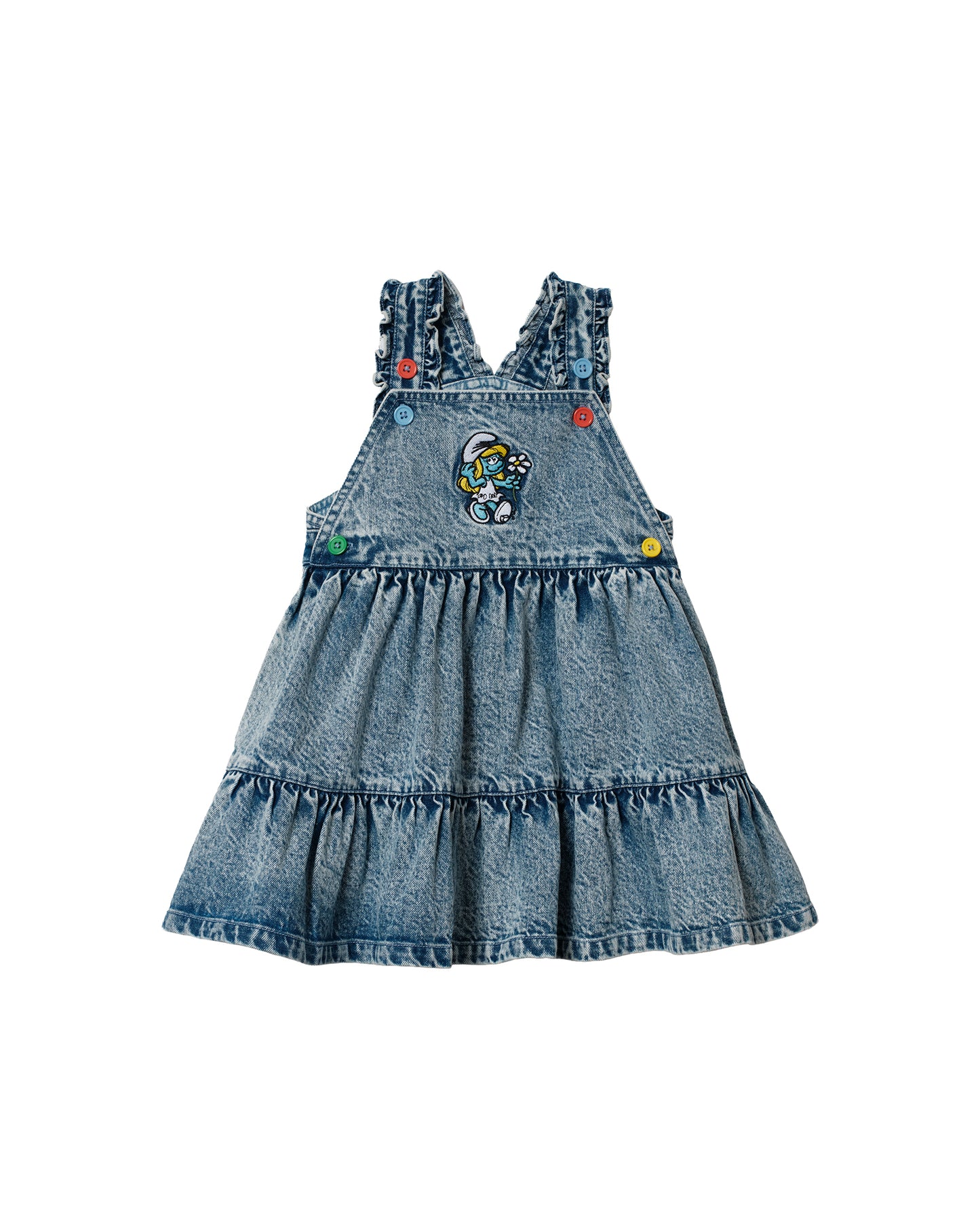 Goldie + Ace The Smurfette Pinafore Denim Dress