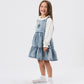 Goldie + Ace The Smurfette Pinafore Denim Dress