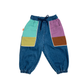 Das Ist Maurice Denim Barrel Pants | Colour Block