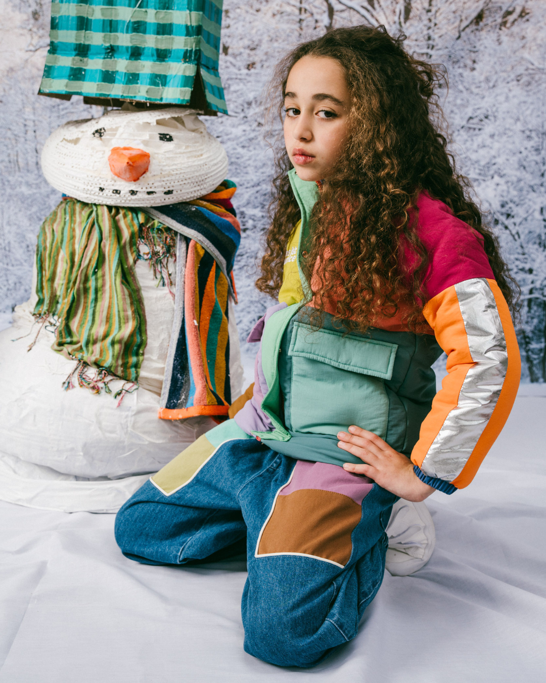 Das Ist Maurice Denim Barrel Pants | Colour Block