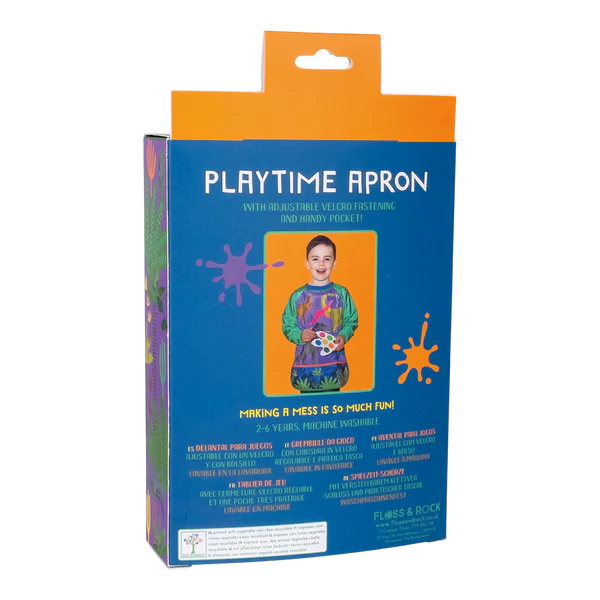 Floss & Rock Messy Apron Dinosaur