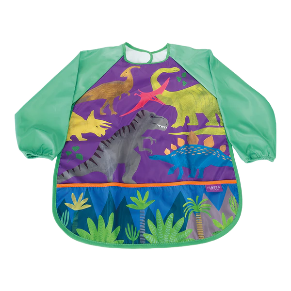 Floss & Rock Messy Apron Dinosaur