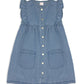 Milky Denim Frill Dress
