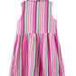Milky Crinkle Stripe Dress