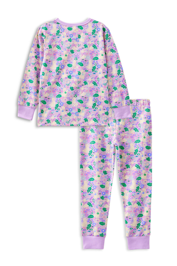 Milky Bunny & the Blossoms PJ's Soft Lilac  *Pre-Order*