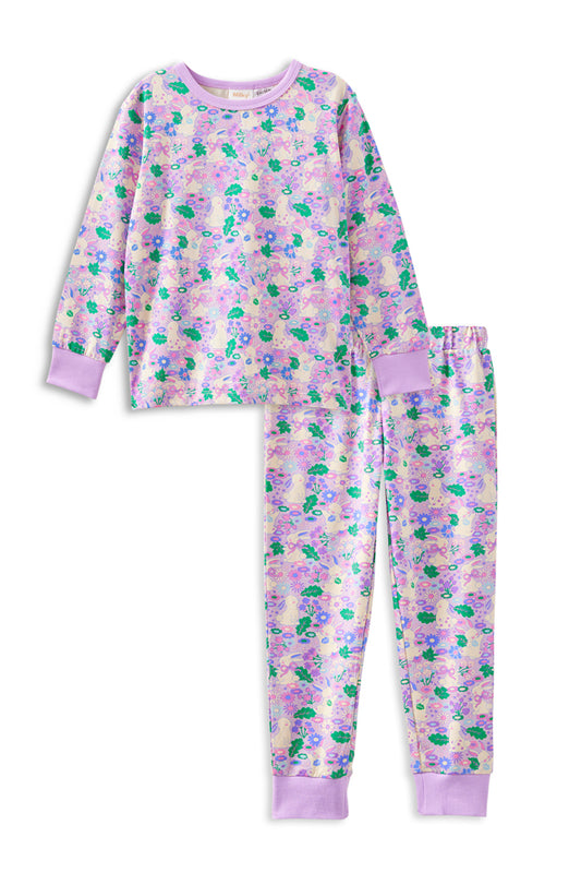 Milky Bunny & the Blossoms PJ's Soft Lilac  *Pre-Order*