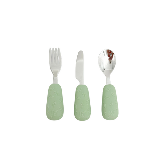 Petite Eats Toddler Cutlery Fern