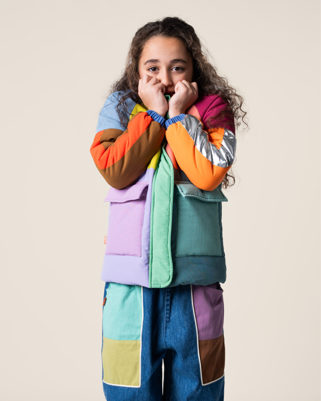 Das Ist Maurice Denim Barrel Pants | Colour Block