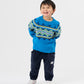Goldie + Ace Apres Ski Knit Jumper Blue