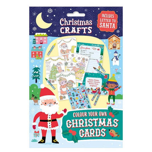 Colour Your Own Christmas Cards & Santa Letters