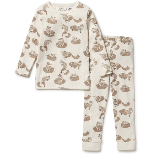 Wilson & Frenchy Organic Long Sleeve Pyjamas Mr Fox