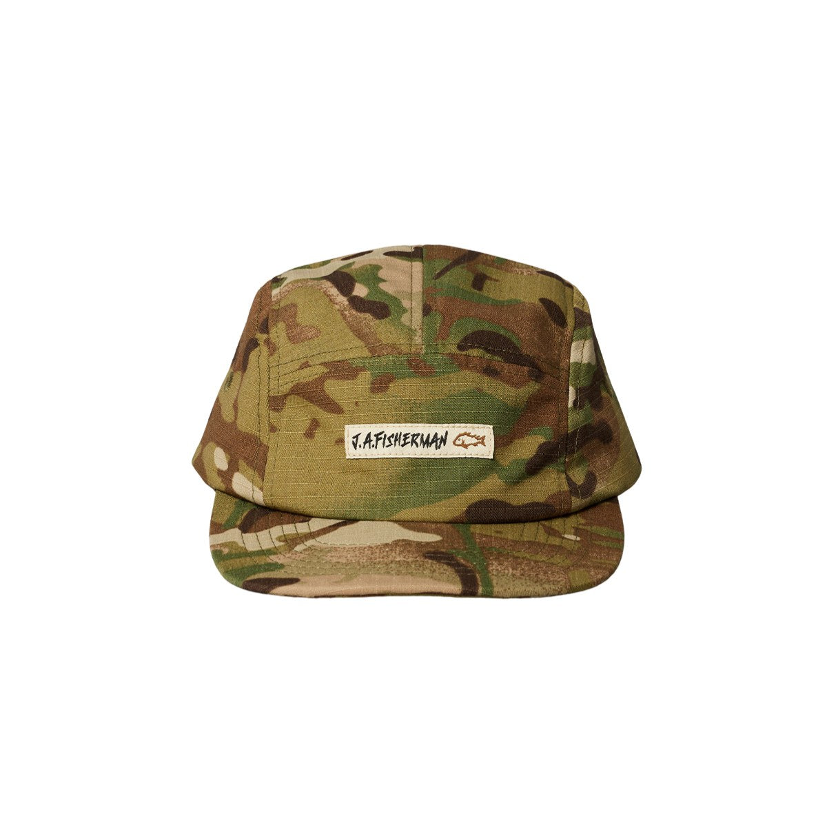 Just Another Fisherman Mini J.A. Fisherman 5-Panel Cap Green Camo