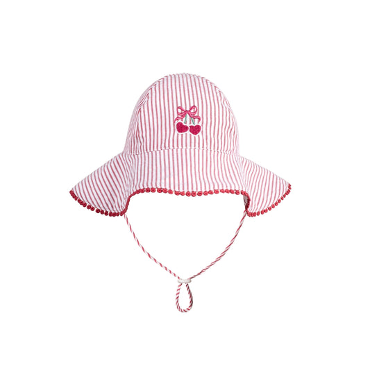 Huxbaby Frilly Sunhat Cherry Pie Stripe