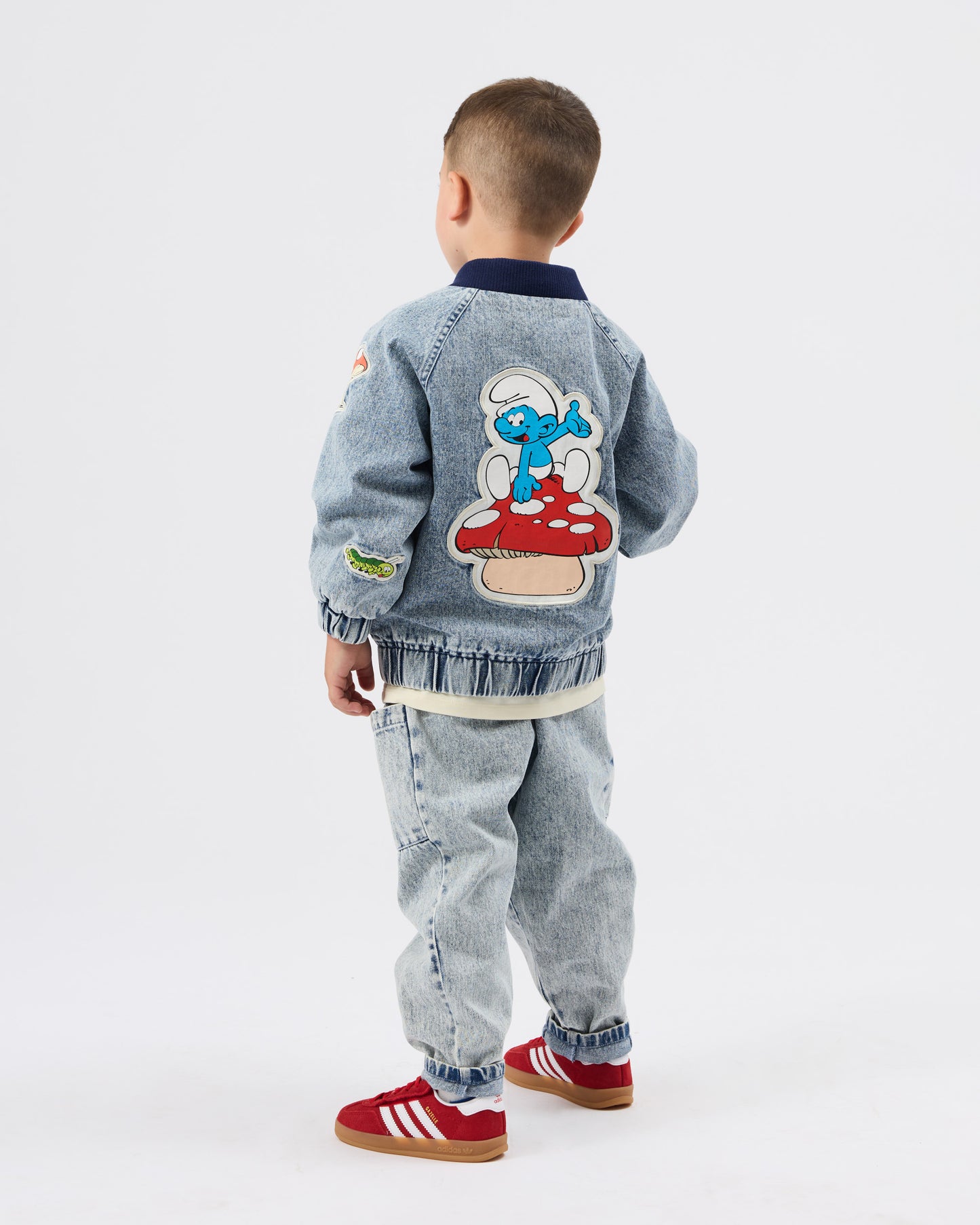 Goldie + Ace The Smurfs Badge Bomber Jacket