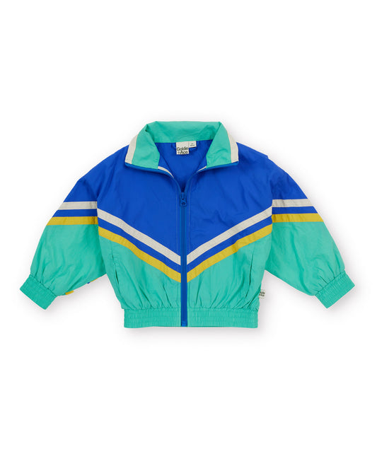 Goldie + Ace Retro Lightweight Spray Jacket Blue | Green
