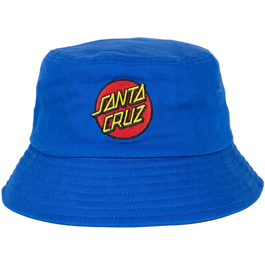 Santa Cruz Classic Dot Patch Bucket Hat Blue