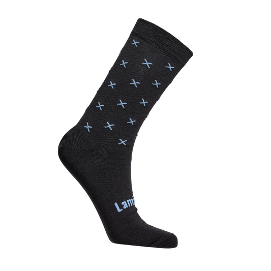 Lamington Child Merino Crew Socks Baltic