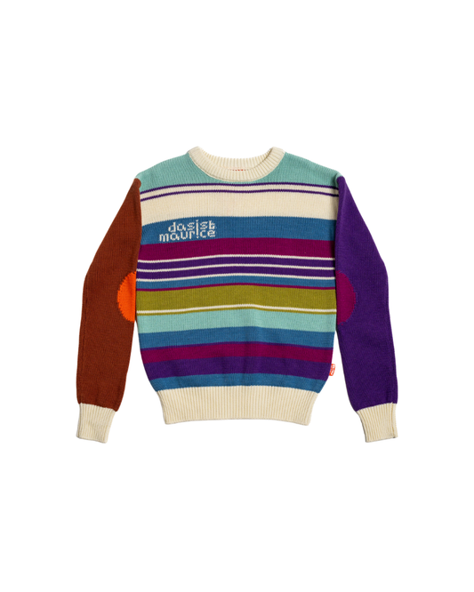 Das Ist Maurice Jersey Knit Sweater | Ski Stripes