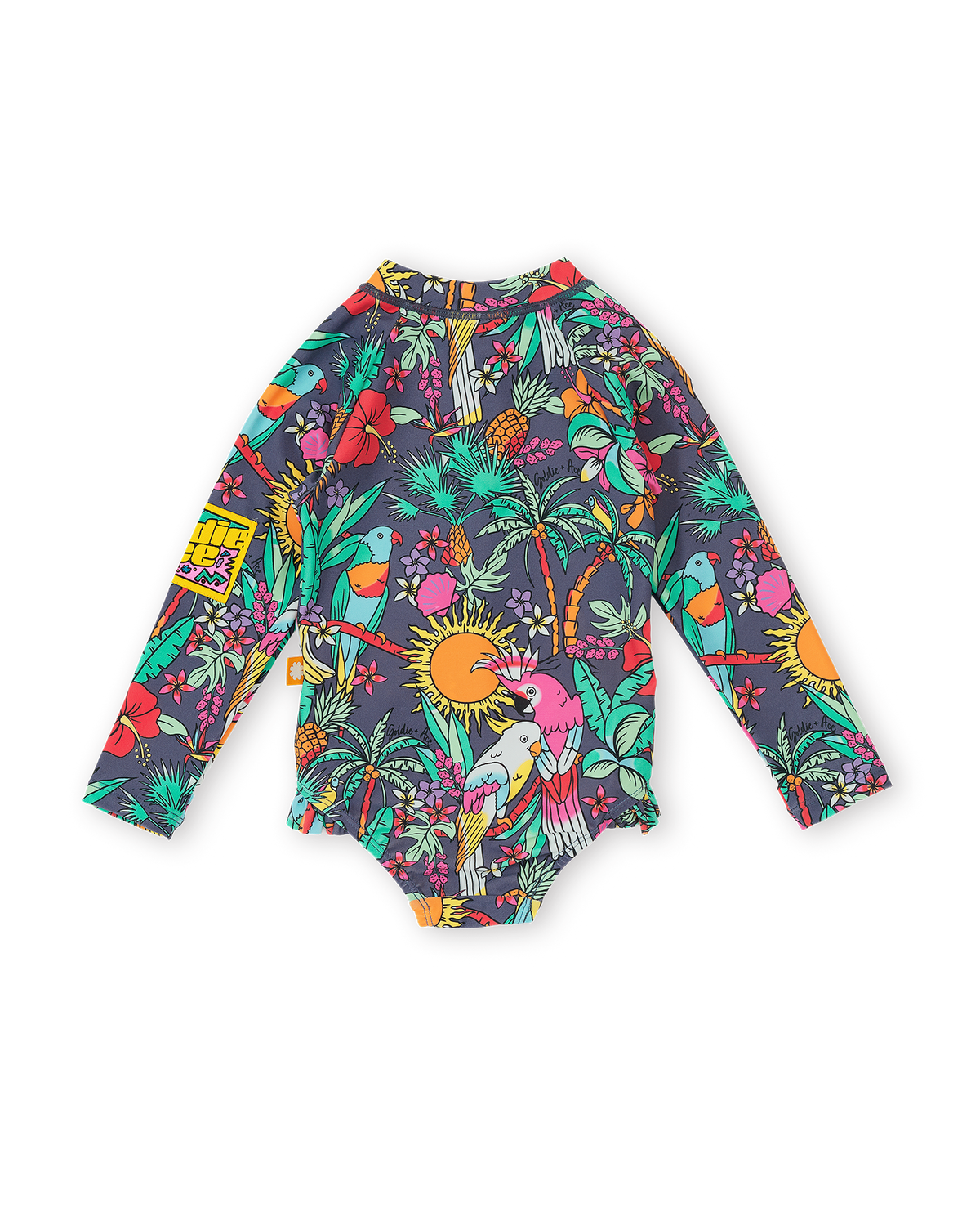 Goldie + Ace Paradise Long Sleeve Frill Swimsuit