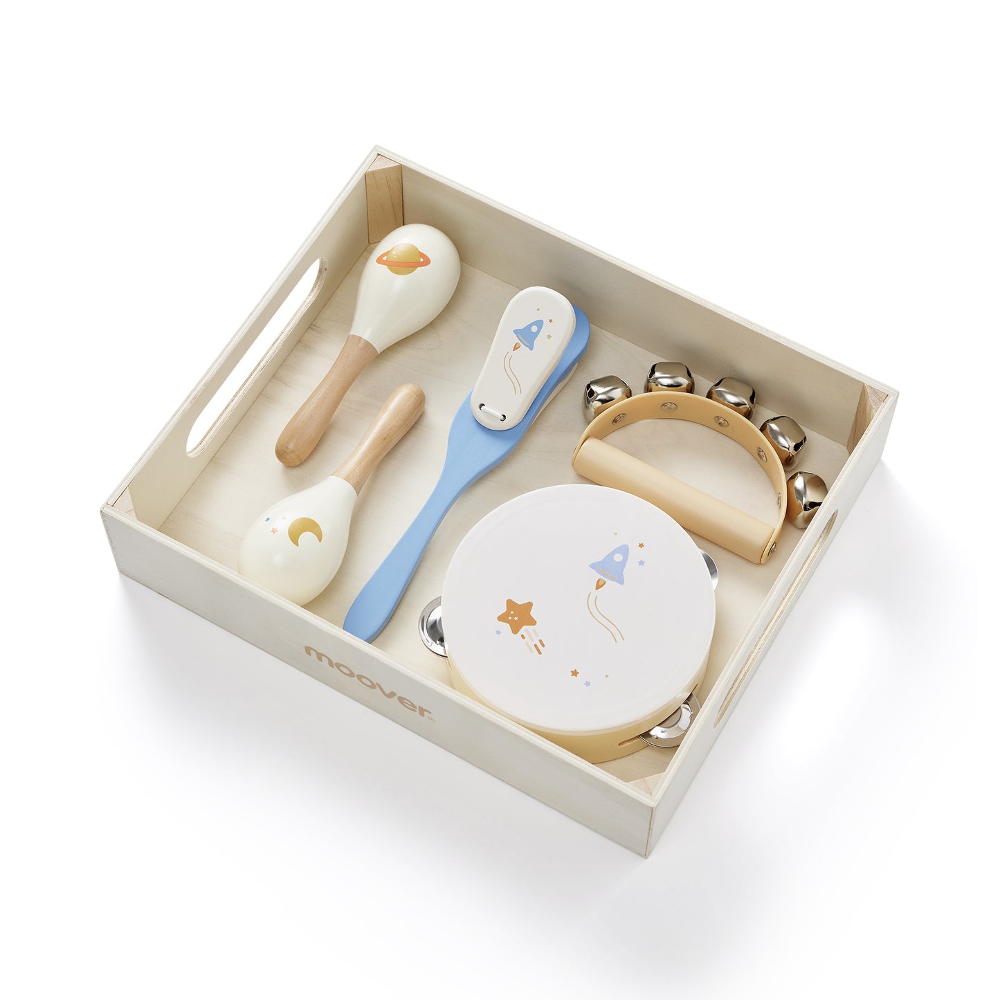 Moover Musical Instrument Set in Wooden Tray | Space