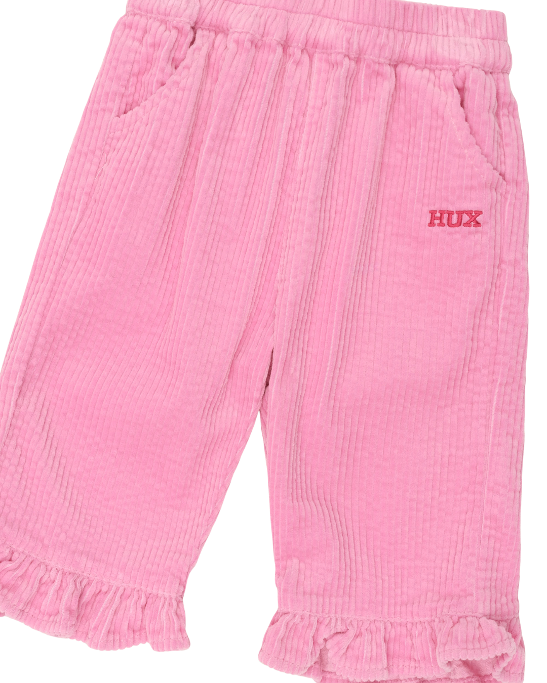 Huxbaby Cord Frill Hem Pant Strawberry