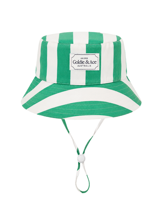 Goldie + Ace Happy Stripe Bucket Hat
