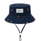 Goldie + Ace Mini Strawberry Embroidered Bucket Hat