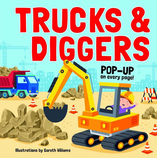 Trucks and Diggers Pop Up Book