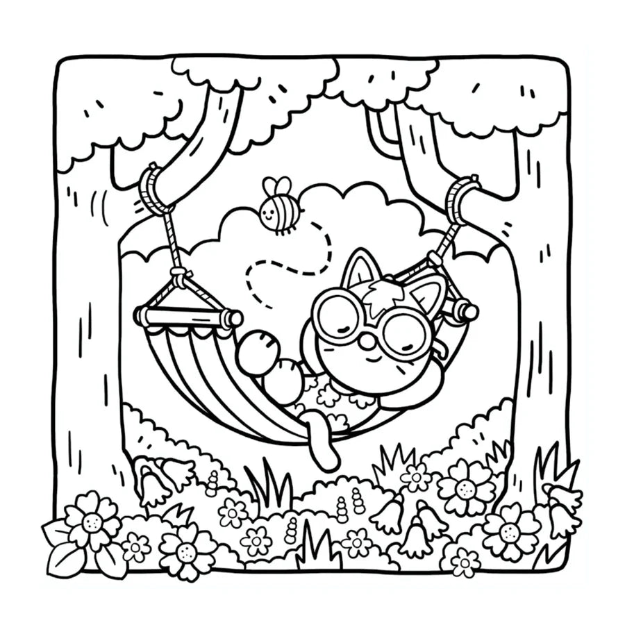Cosy Garden Colouring Corner