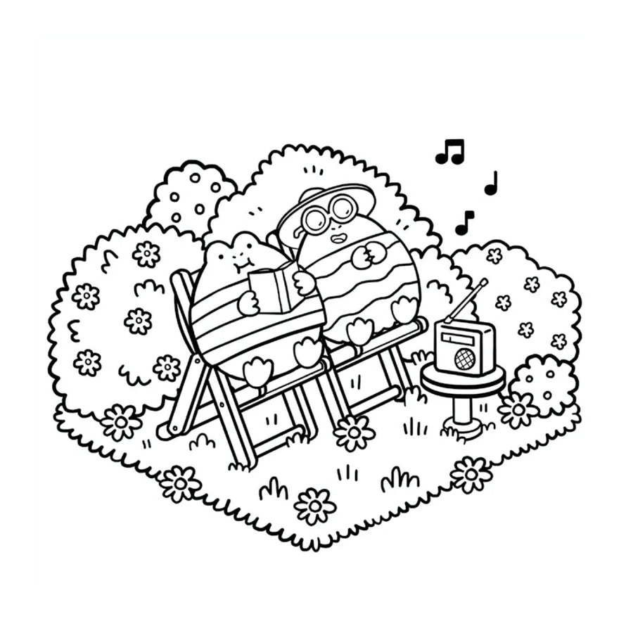Cosy Garden Colouring Corner