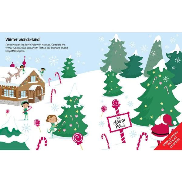 555 Sticker Fun Christmas