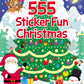555 Sticker Fun Christmas