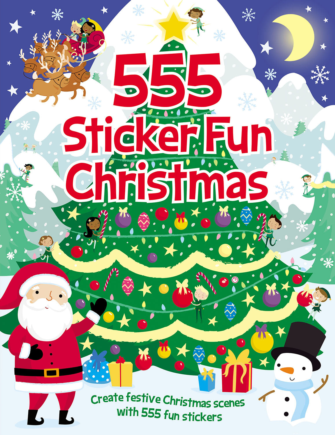 555 Sticker Fun Christmas