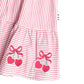 Huxbaby Cherry Pie Stripe Dress