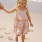 Rylee + Cru Ruffle Swing Dress Petal Gingham