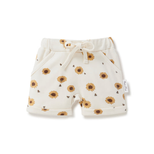 Aster & Oak Sunflower Harem Shorts