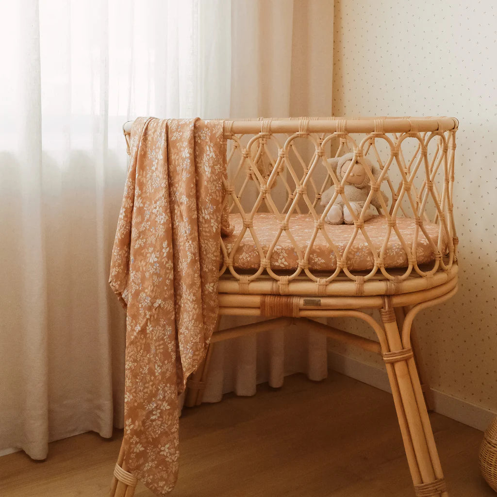 Fox & Fallow Gold Holly Organic Muslin Wrap