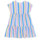 Milky Crinkle Stripe Dress